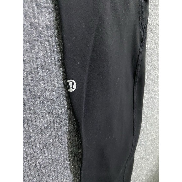 Lululemon Leggings Women 4 Black 29" Align Wrap Waist  Athleisure Yoga Train EUC - Picture 4 of 5